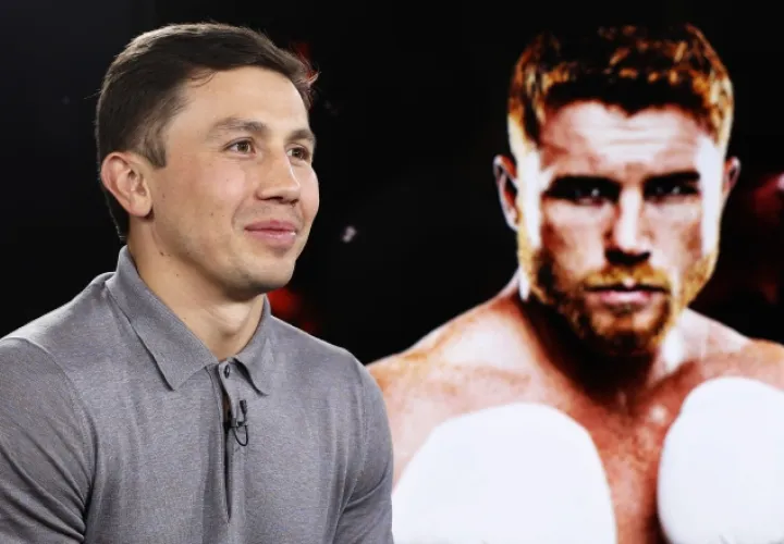 El kazajo Gennady Golovkin se alista para su combate. /Foto AP