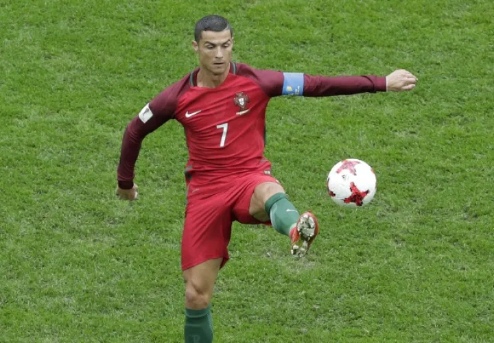 Cristiano Ronaldo, figura en la Copa Confederaciones. /Foto AP