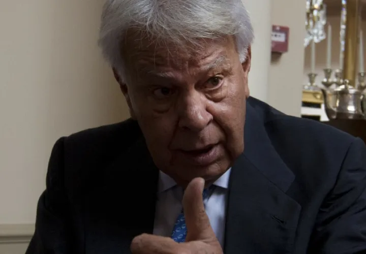 Expresidente Felipe González. /Foto AP