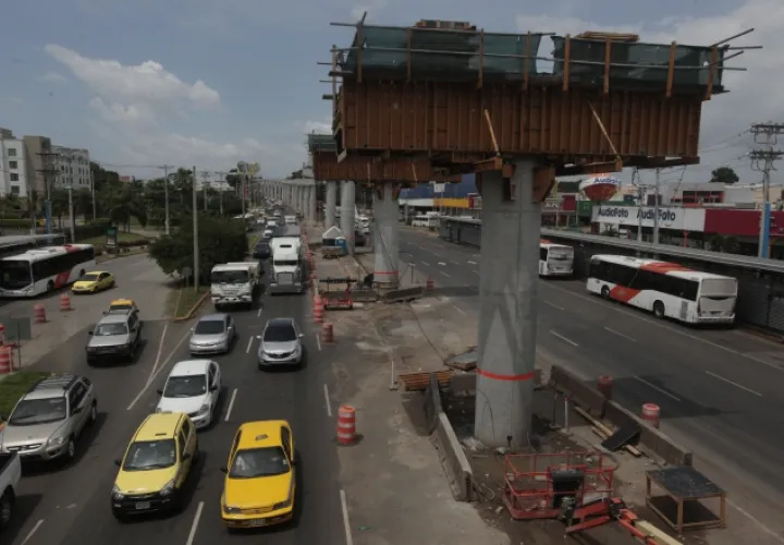 Se espera que la obra de la Línea 2 del Metro de Panamá sea concluida para mayo del 2019. /Foto Víctor Arosemena 