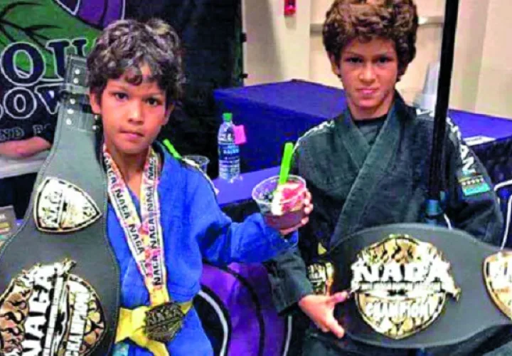 Los pequeños atletas tienen una destacada carrera. 