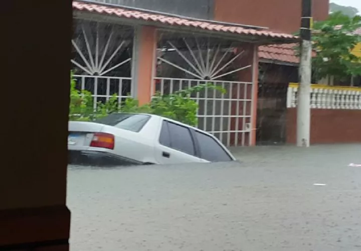 En la barriada San Antonio hubo afectaciones. /Foto Cortesía