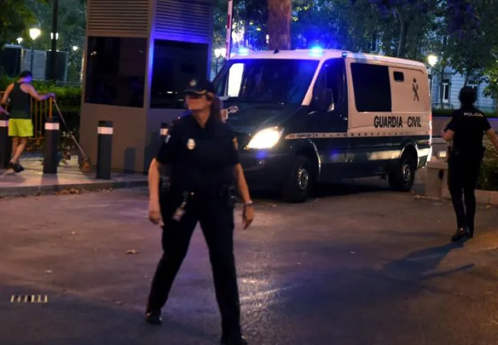 Traslado de los cuatro sospechosos de l atentado en Barcelona y Cambrils. /Foto EFE