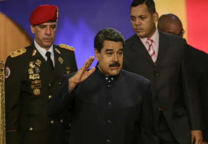 El presidente Nicolás Maduro, llevó a cabo una conferencia de prensa con la prensa de su país y la extranjera. /Foto efe