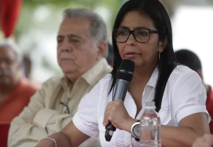 Ex canciller de Venezuela Delcy Rodríguez. /Foto EFE