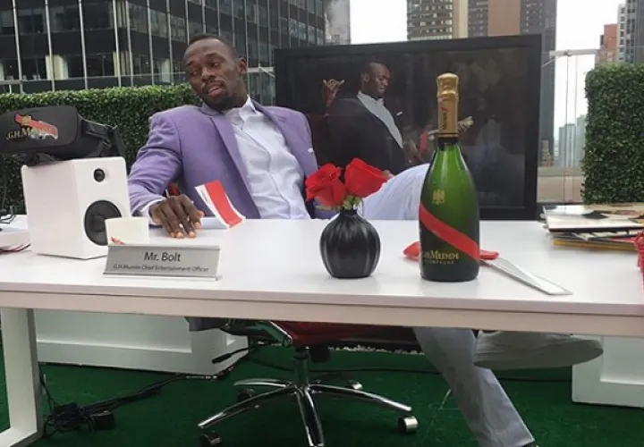Bolt es amante de las fiestas.