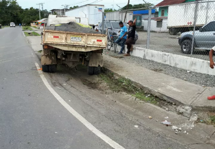 Lugar del accidente. Fotos: Leonardo Machuca. 