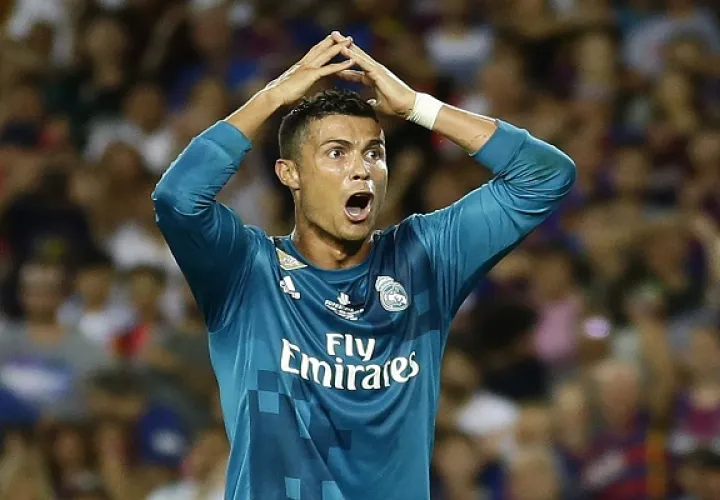 Cristiano recibió doble amarilla el domingo.