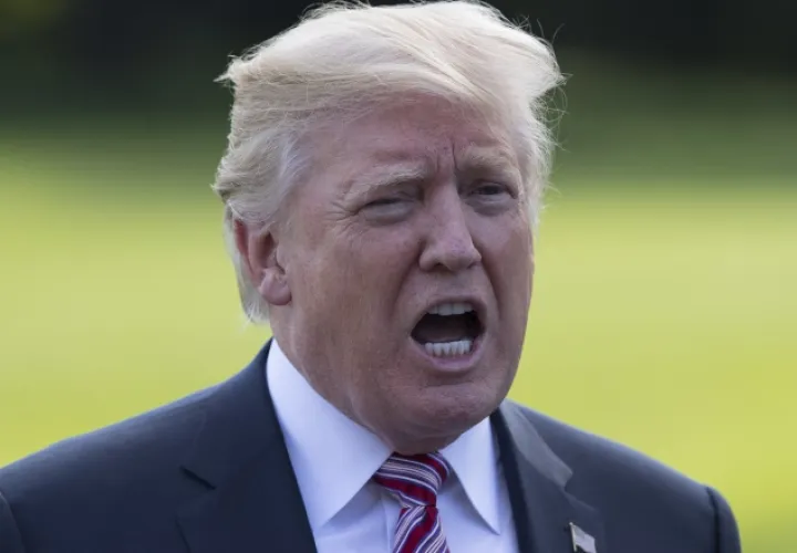 El presidente Donald Trump, involucrado en otra polémica. /Foto AP