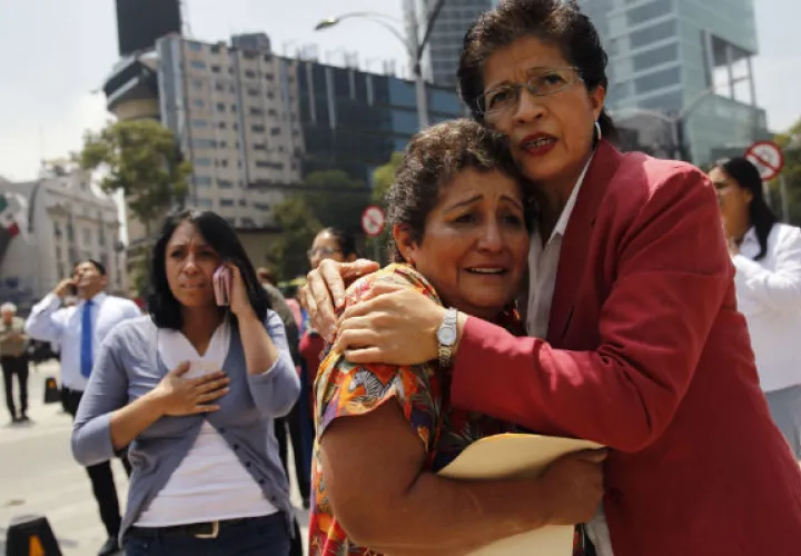 Sacudió fuertemente la capital maxicana. Foto: EFE. 