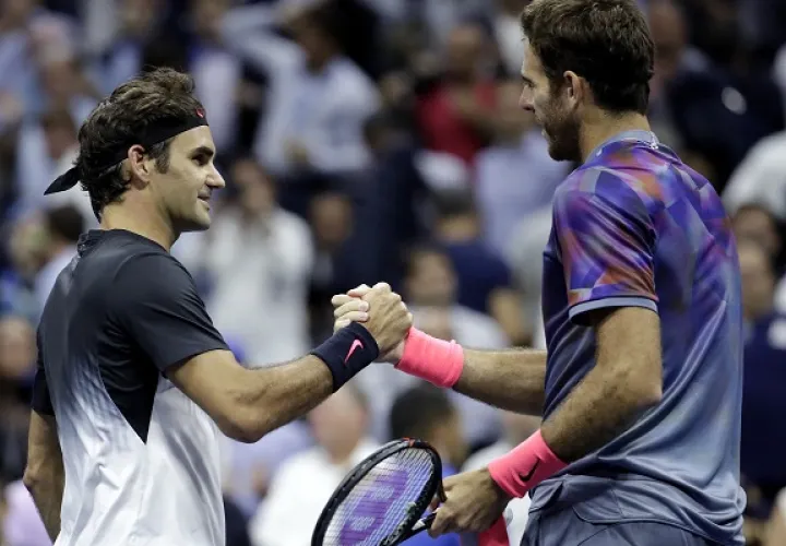 Federer no pudo con Del Potro. 