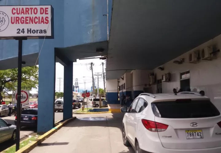El herido se mantiene en cuidados intensivos del hospital Amador Guerrero. Foto: Archivo