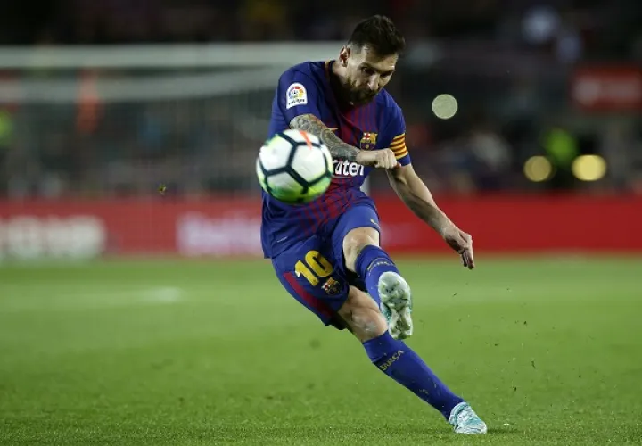 Messi es el máximo goleador de la Liga. 