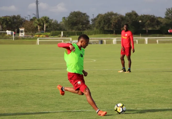 Gabriel "Gaby" Torres durante los entrenamientos de Panamá en Estados Unidos. /Foto Fepafut