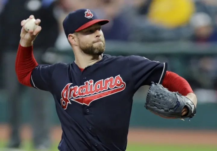 Corey Kluber, lanzador de los Indios. /Foto AP