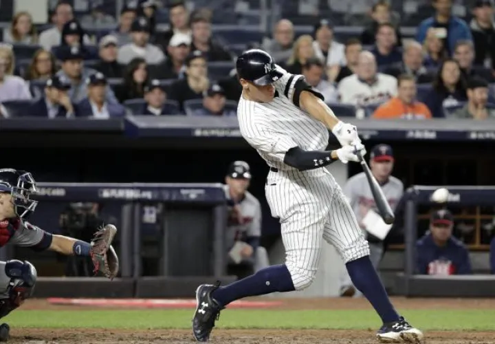 Aaron Judge pegó sendos batazos. /Foto EFE