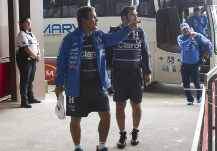 Jorge Luis Pinto, DT de Honduras. /Foto AP
