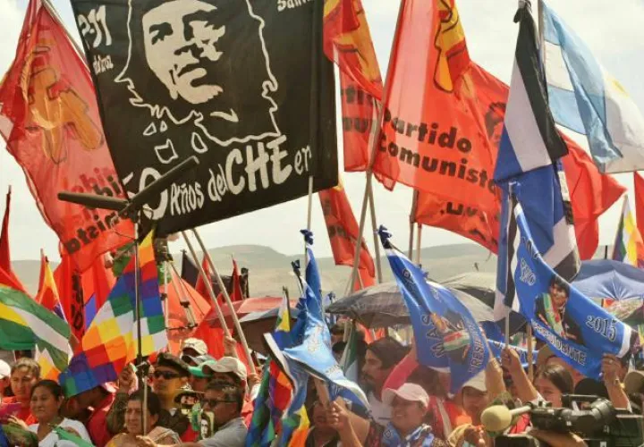 Simpatizantes del 'Che'. /Foto EFE