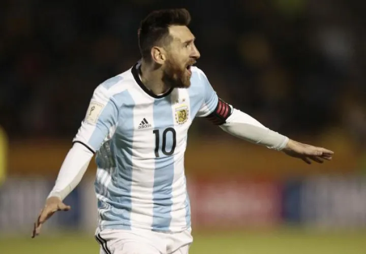 Lionel Messi apareció  a la hora buen apara Argentina. /Foto EFE