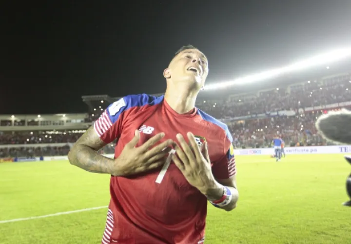 Blas Pérez festeja la clasificación. /Foto Anayansi Gamez