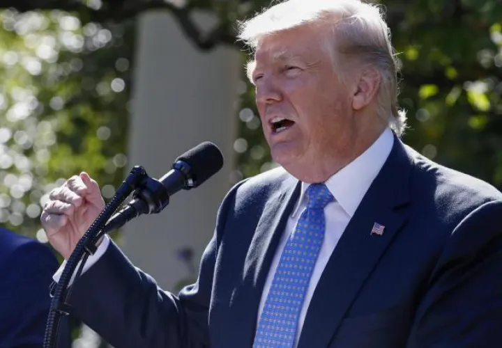 Trump ayer en la Casa Blanca /Foto EFE
