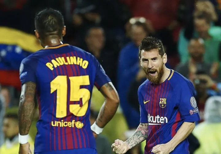 Lionel Messi la mandó a guardar de tiro libre. /Foto EFE