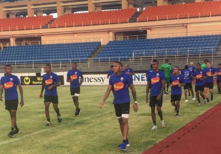 Jugadores de Panamá. /Foto AP