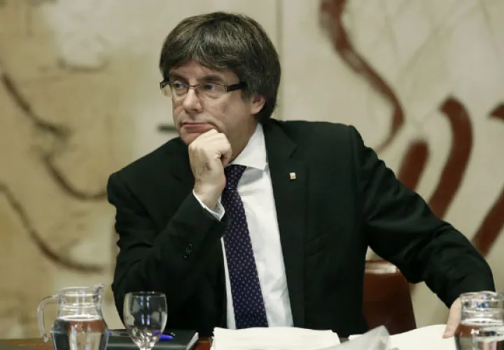 Carles Puigdemont, presidente regional de Cataluña. Foto/ EFE