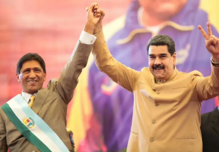  Juramentación del gobernador electo del estado Barinas, Argenis Chávez. Foto/ EFE