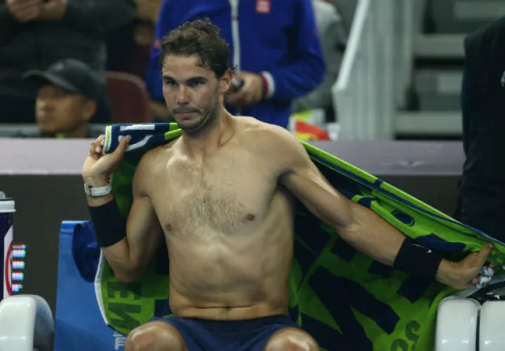 Nadal en el Masters 1000 de Shanghái. Foto EFE