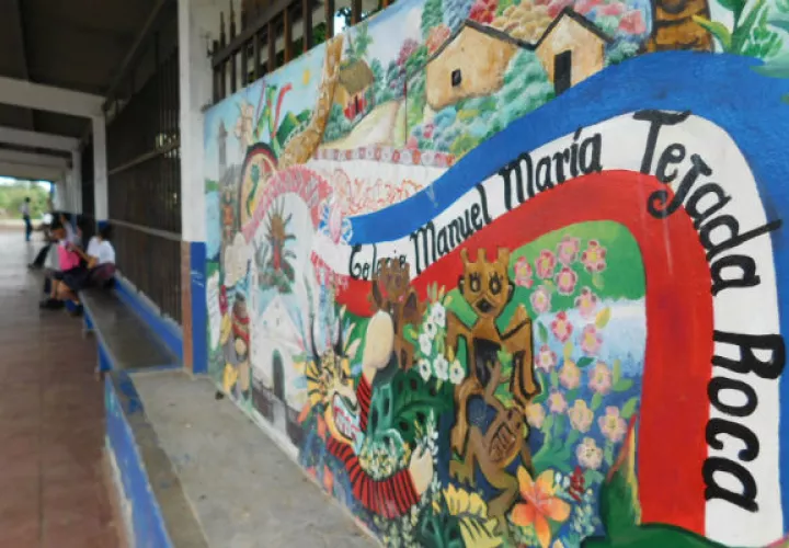 Medidas adoptadas en el colegio Tejada Roca de Las Tablas son por dos semanas. Foto: Zenaida Vásquez