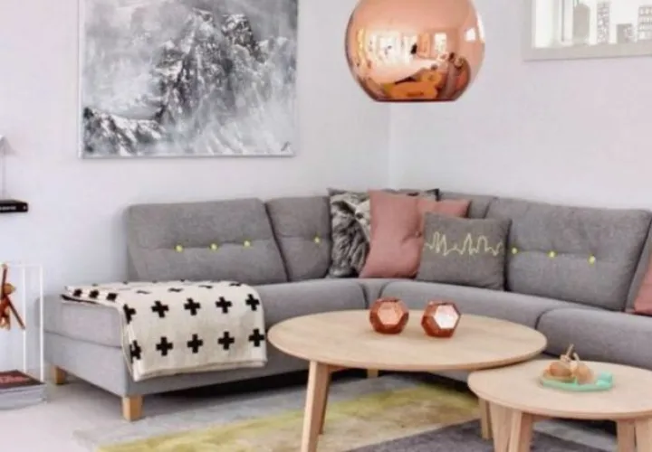 Decorar tus espacios acogedores con lámparas geométricas.