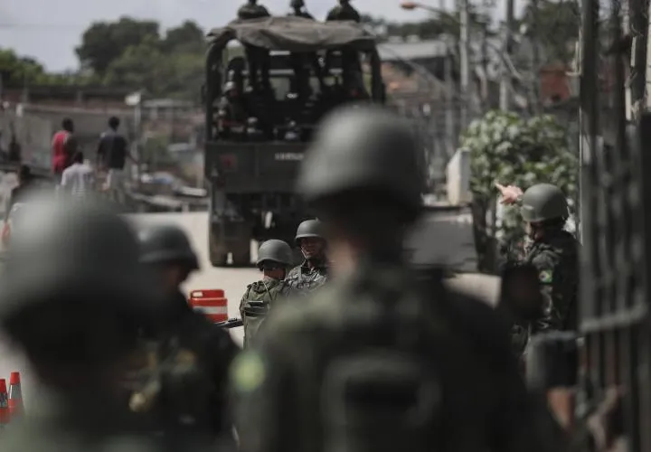 Operativo policial en Sao Gonçalo. EFE