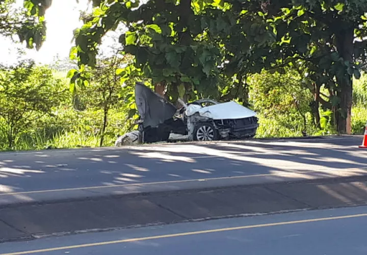 Un muerto y un herido en el último accidente registrado en el lugar. Fotos: Elena Valdez. 