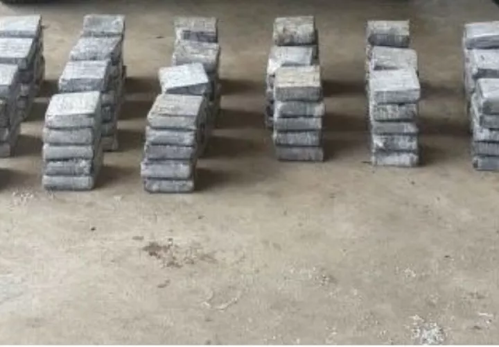 105 paquetes de droga fue el resultado del patrullaje en Darién.