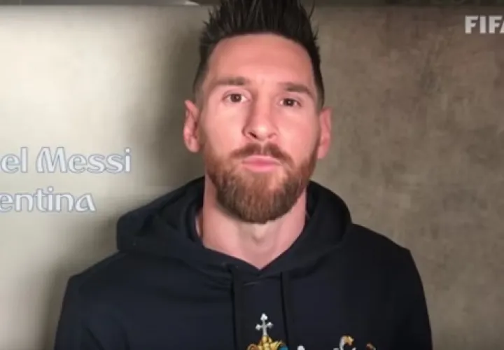 Messi felicita a Colombia. Foto Captura
