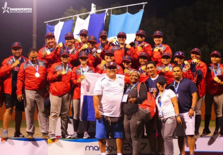 El sóftbol femenino obtuvo oro los Centroamericanos. /Foto Cortesía/COP