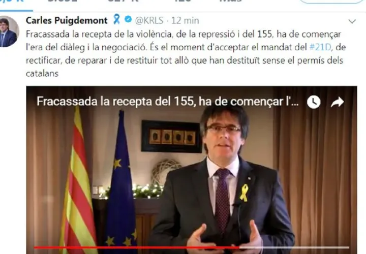 Carles Puigdemont /Foto EFE