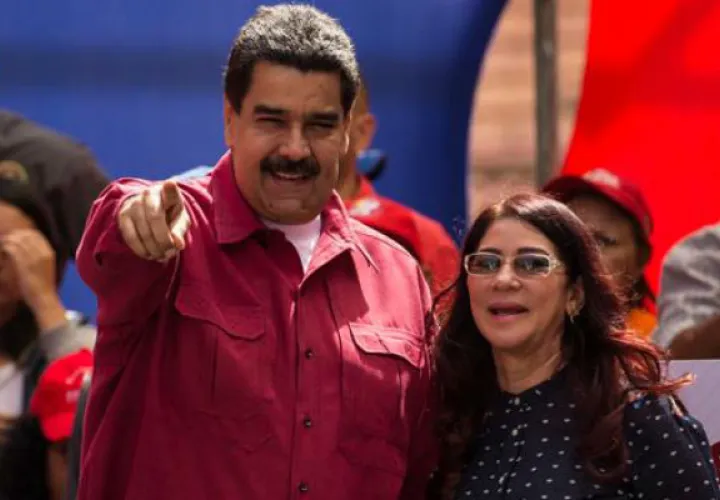 La pareja presidencial de Venezuela. Foto: EFE  