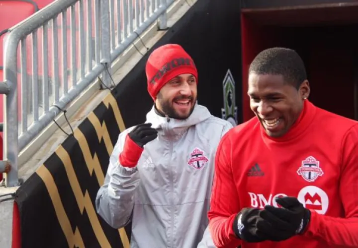 Armando Cooper previo a la final de la MLS. Foto Toronto FC