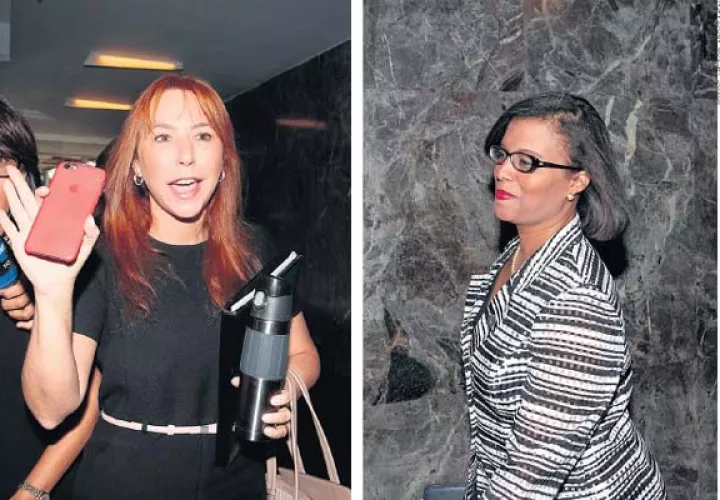 Abogada Ana Lucrecia Tovar de Zarak. / Fiscal especializada anticorrupción Zuleyka Moore. /Fotos: Víctor Arosemena 