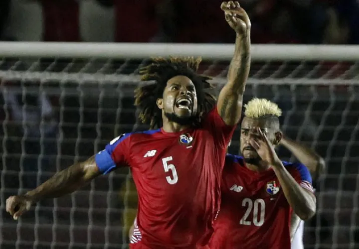 Román Torres anotó el gol de la clasificación, en la victoria de Panamá 2-1 sobre Costa Rica. /Foto Anayansi Gamez