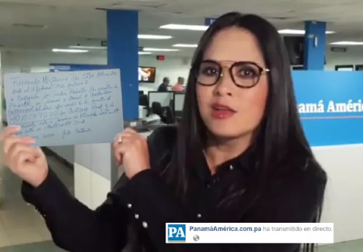 Por ocasión número 14, Zulay le mostró a Zuleyka Moore la cuenta #4010177279 de Odebrecht, que podría comprometer al Gobierno. Facebook Live