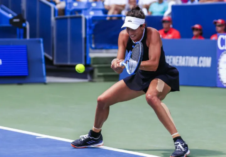 Garbiñe Muguruza. Foto:AP