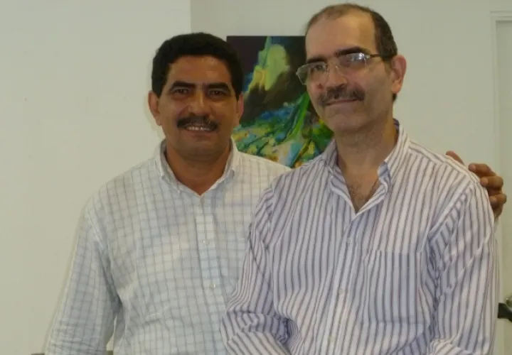 Juan Antonio  Gómez y Claudio De Castro. /Foto: Rosalina Orocú