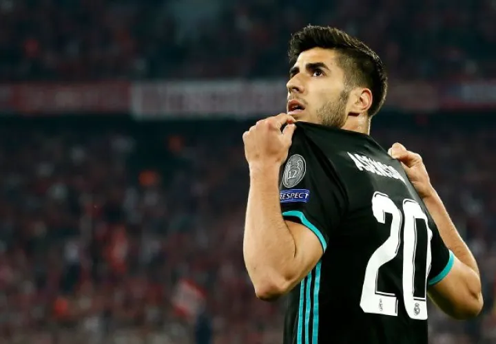 Marco Asensio vacunó al Bayern y firmó el 2-1 para el Real Madrid. EFE