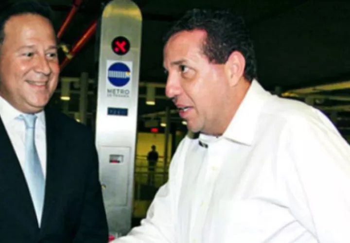 André Rabello, de Odebrecht, junto a Juan Carlos Varela.