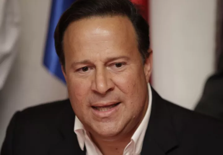 El presidente de la República  Juan Carlos Varela.