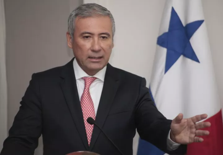 Olmedo Arrocha, durante su sustentación ante el Pacto de Estado por la Justicia.