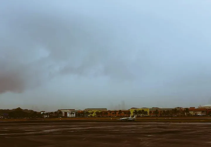 Los vuelos fueron suspendidos hasta nuevo aviso / Foto: @aacivilpty.
